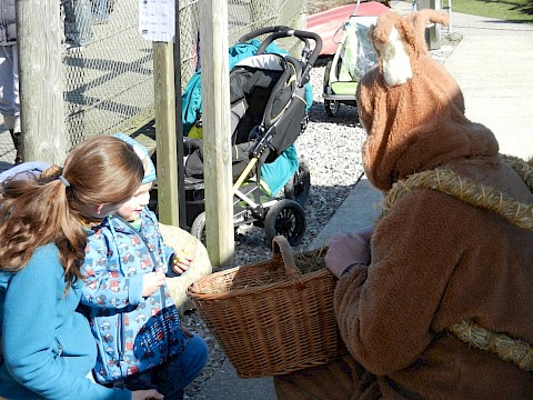 Tierpark Westküstenpark am 06.04.2015: Unser traumhaft schönes Osterfest 2015 – <br>Wetter wie im Bilderbuch!