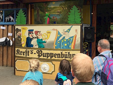 Tierpark Westküstenpark am 24.06.2018: Täglich Kreft´s Puppenbühne hier bei uns!