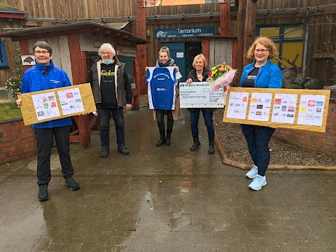 Tierpark Westküstenpark am 11.04.2021: Ein sehr schöner RTL-Beitrag zum Spendenlauf des TSV St. Peter-Ording!