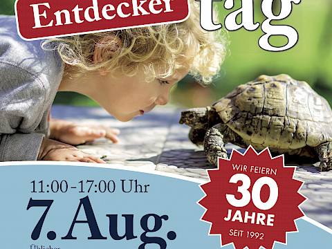 Tierpark Westküstenpark am 05.08.2022: 07. August haben wir unser Event „Entdeckertag” - schaut doch mal rein!