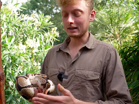 Tierpark Westküstenpark am 12.10.2022: Zu Gast bei uns: Safari-Guide & Blogger Ben Mirgel