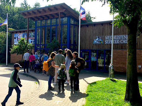 Tierpark Westküstenpark am 14.08.2023: Tolles Feuerfest 2023