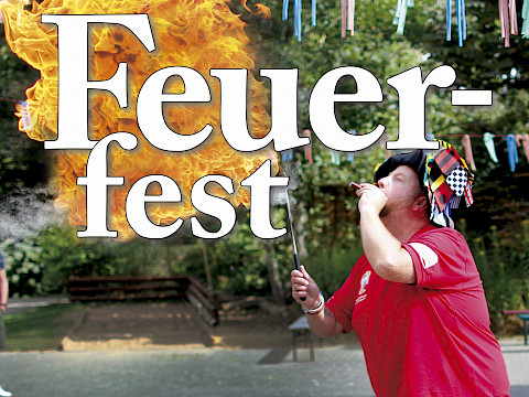 Tierpark Westküstenpark am 20.08.2024: 25.08.24 | Feuerfest im WKP